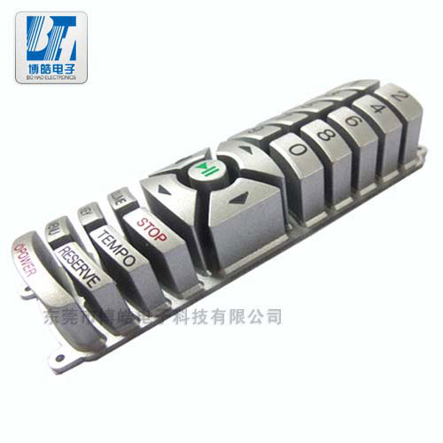 噴銀油手持設備硅膠按鍵