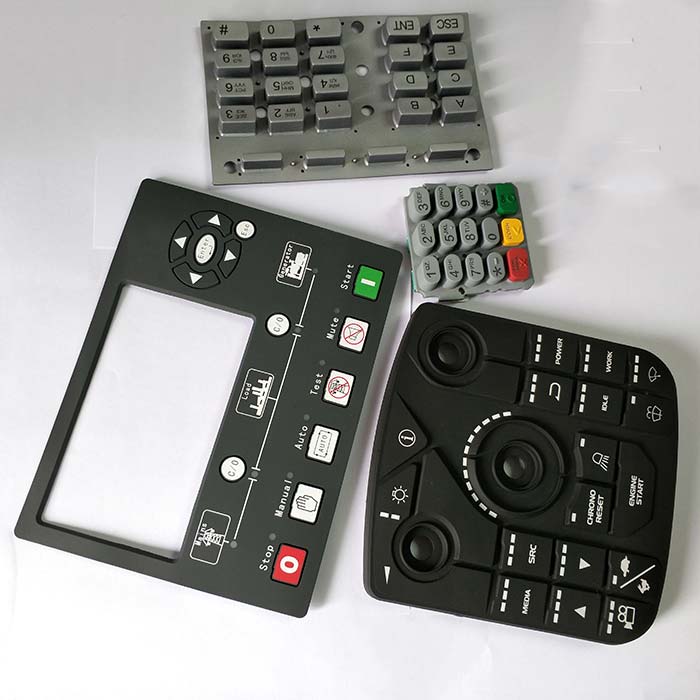 噴涂鐳雕硅膠按鍵