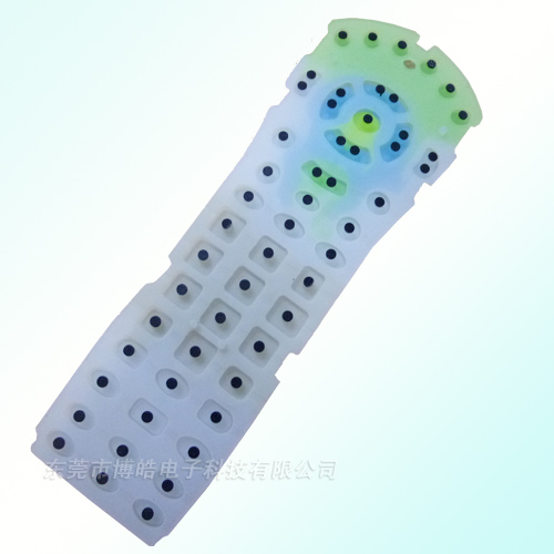 優質環保遙控器硅膠浮雕按鍵—導電黑粒