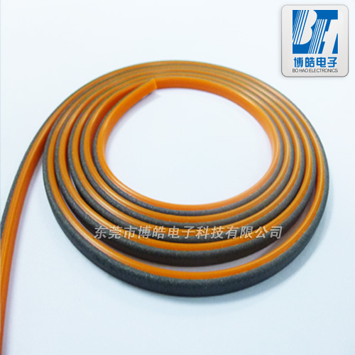 博皓電子供應擠出成型導電硅膠條 長度無限長 博皓電子供應擠出成型導電硅膠條 長度無限長