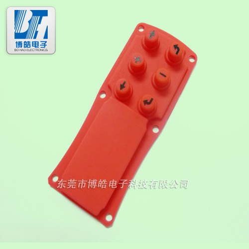 手感不錯的絲印字符儀器設備面板硅膠按鍵