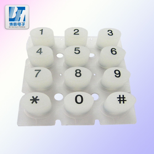 東莞銀聯(lián)簡易pos機硅膠制品 生產(chǎn)硅膠按鍵 定制硅膠密碼器按鍵