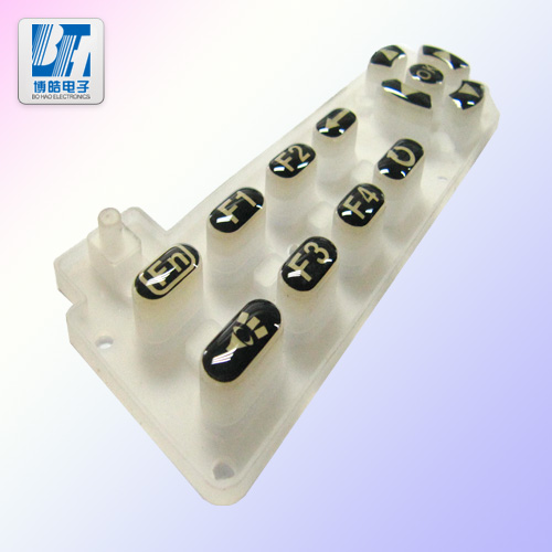 博皓空心絲印滴膠按鍵 可根據客戶需求開模定制