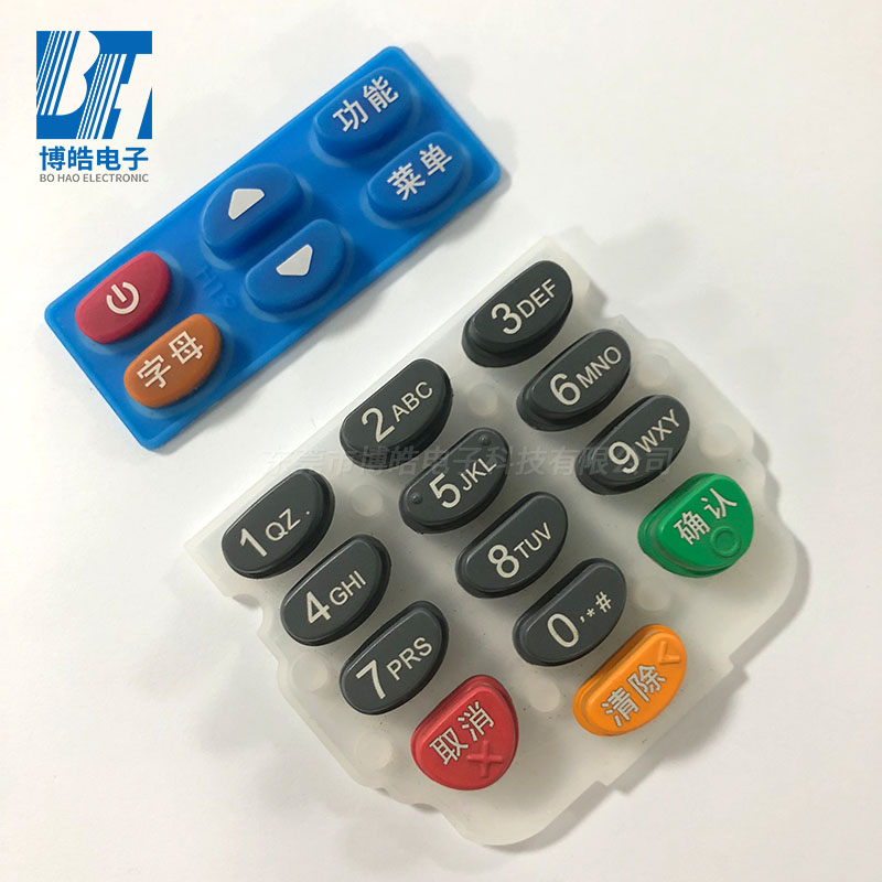 15年工廠專業于通用機械專用硅膠按鍵開模定制